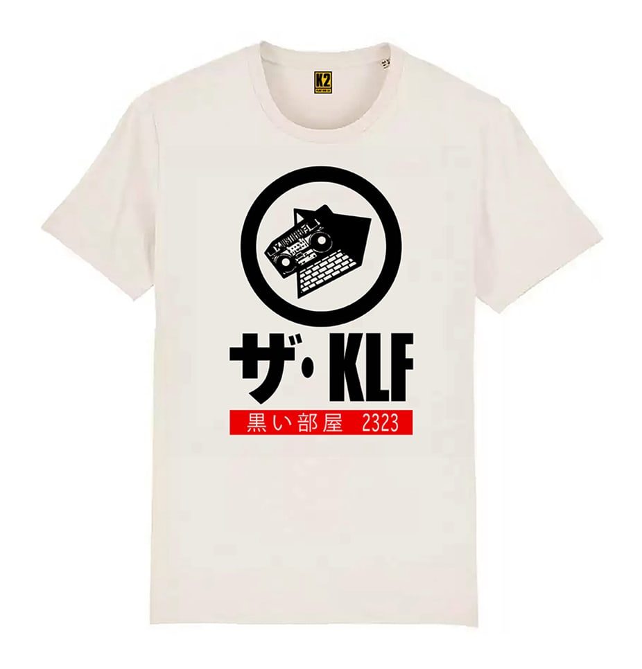 The KLF Official Exploitation Bootleg T-shirt, White With Black, Grey, Red, By Black Room 2323, 2...: Title: The KLF Official Exploitation Bootleg T-shirt, White With Black, Grey, Red, By Black Room 2323, 2026 Description: The KLF Official Exploitation Bootleg T-shirt, from Black Room 2323, 2026