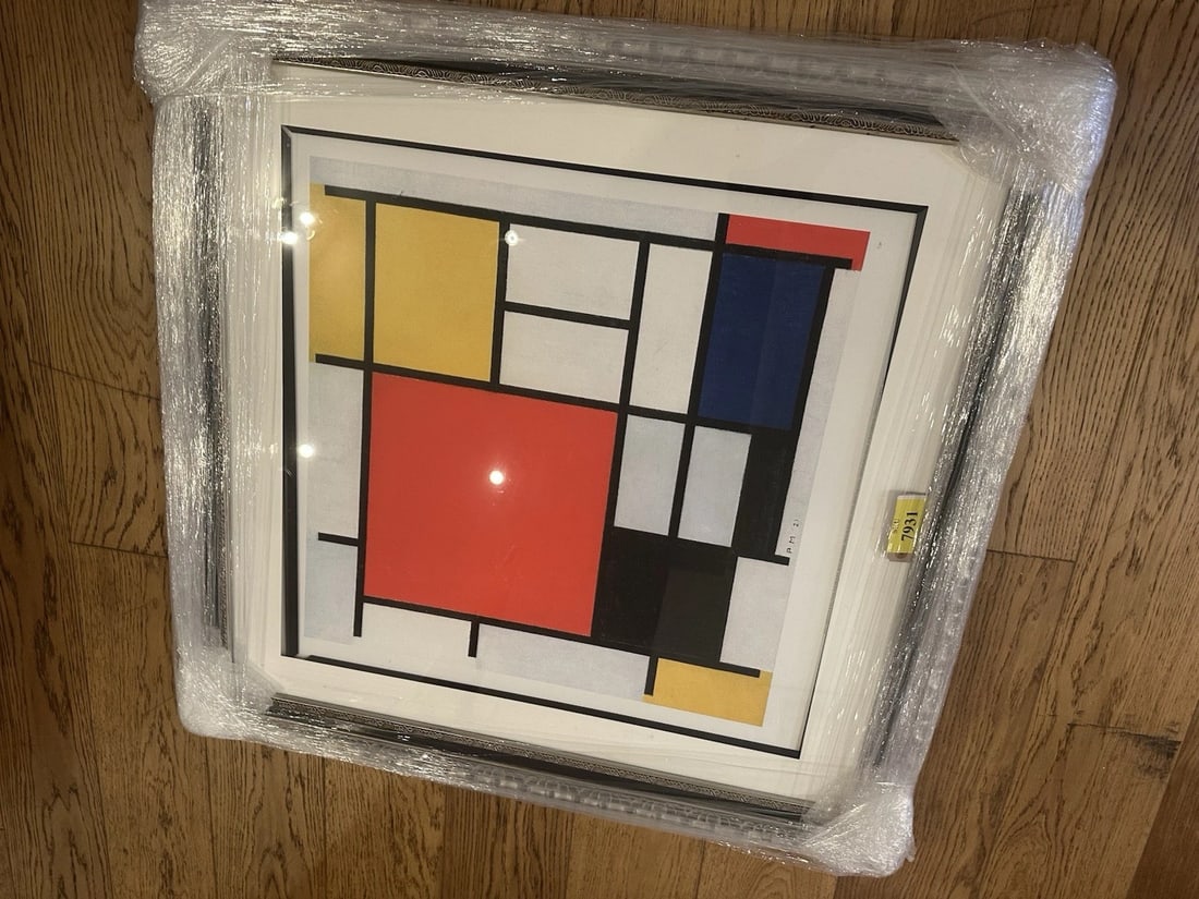 Piet Mondrian Rare Limited Edition. One of Only 85. With Certificate. Amazing Piece. - 2