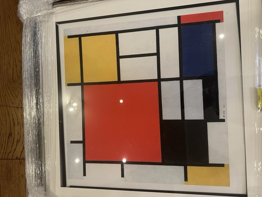 Piet Mondrian Rare Limited Edition. One of Only 85. With Certificate. Amazing Piece. - 3