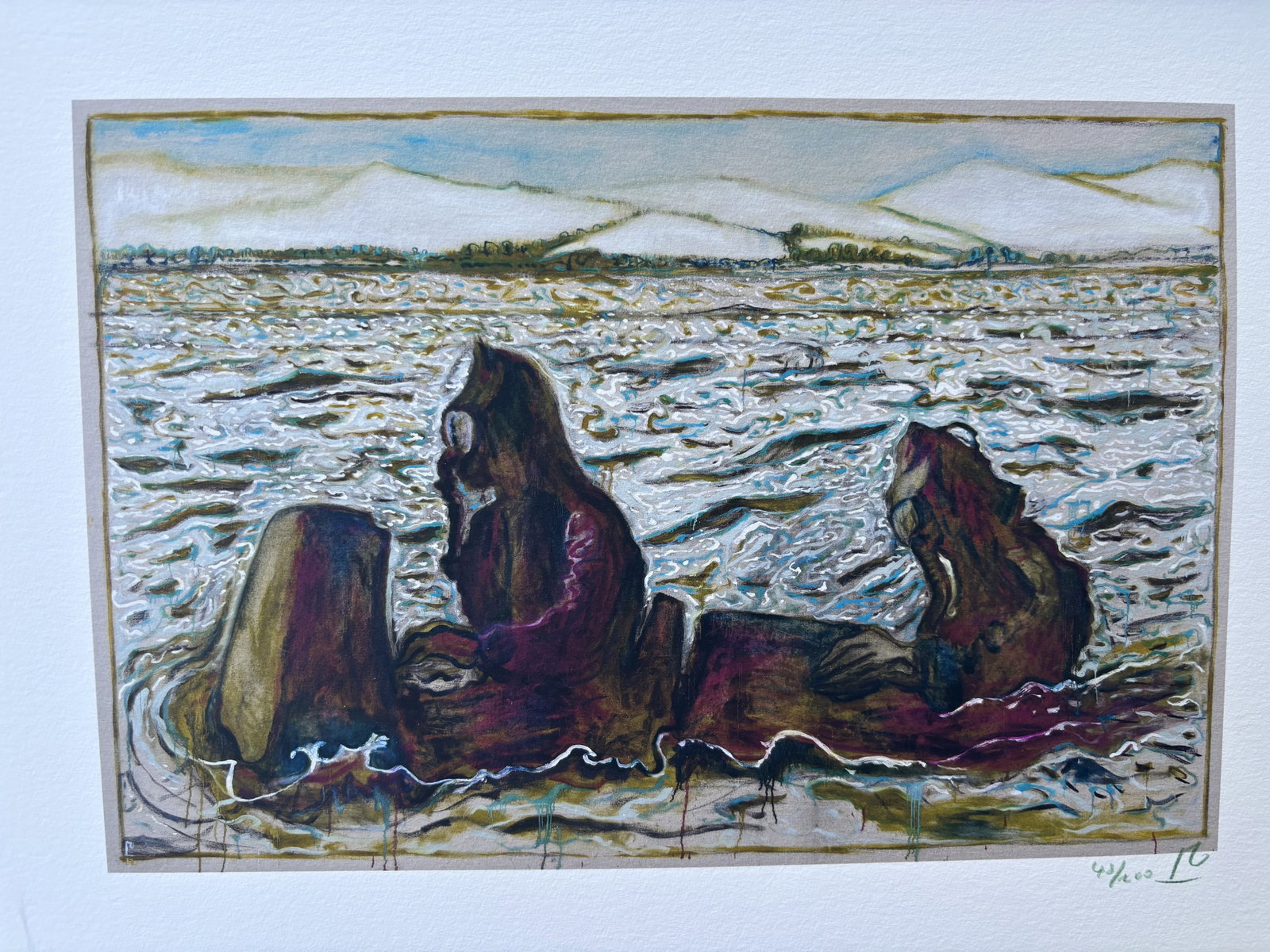 Billy Childish Hand Signed Limited Edition Free Post UK The Three Standing Stones: Title: Billy Childish Hand Signed Limited Edition Free Post UK The Three Standing Stones Description: Billy Childish, probably the most important artist you have not heard of with shows