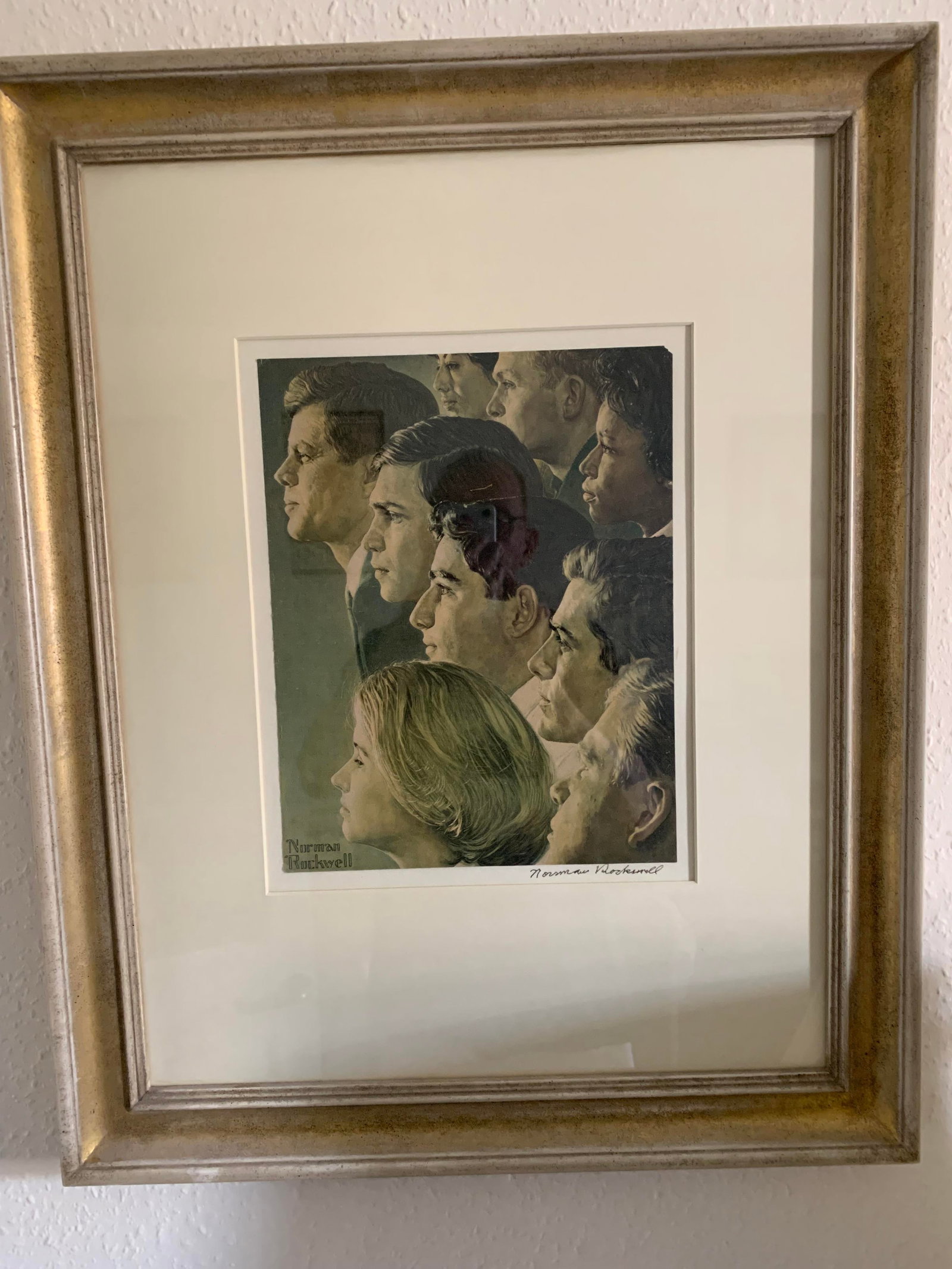 Norman Rockwell Hand-Signed Dedicated Anniversary of JFK’s Peace Corps (1 of 3)