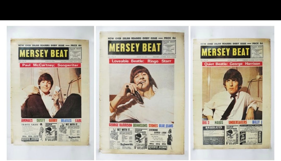 4 Beatles Posters, Unframed (1 of 8)
