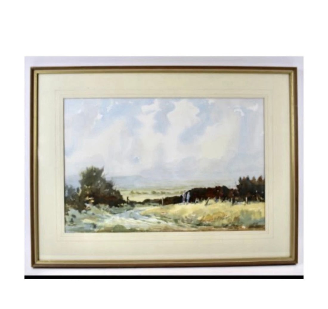 Jack Amey “Downland Ramblers“ Watercolour: Title: Jack Amey “Downland Ramblers“ Watercolour Description: Watercolour painting Framed and glazed Signed Length: 64 x 52 height cm Excellent condition Delivery