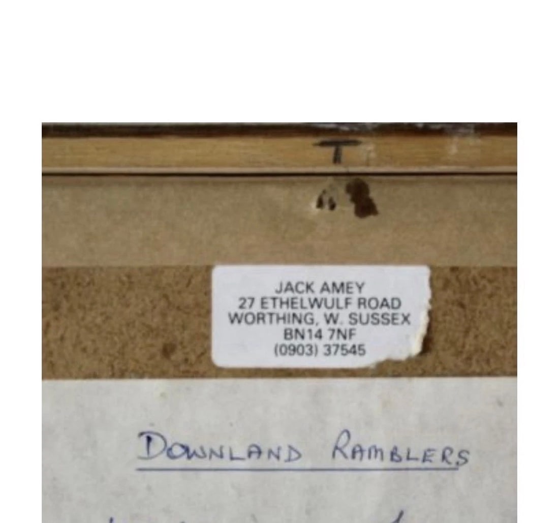 Jack Amey “Downland Ramblers“ Watercolour - 6