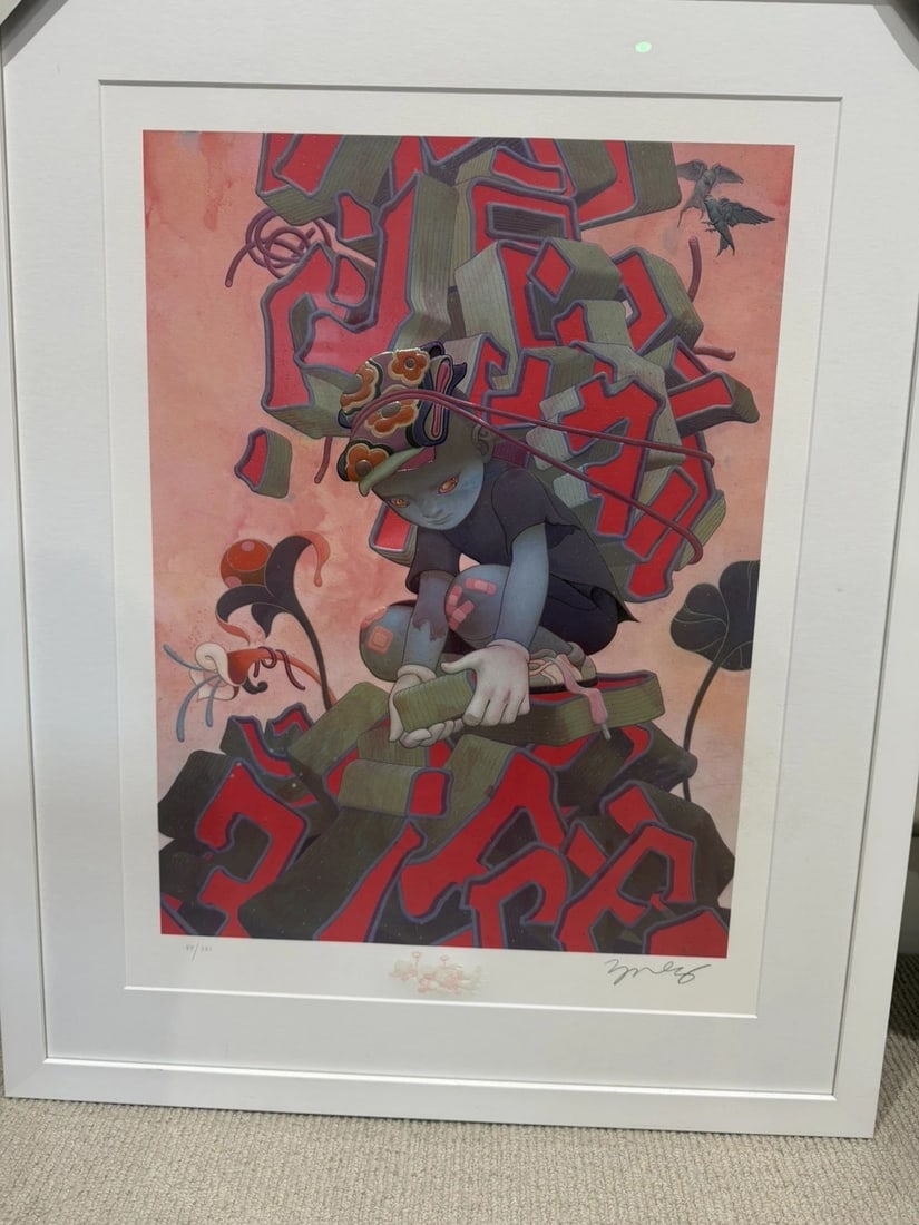 James Jean Mountain 2024 Print Signed and Framed 44/331 - 7