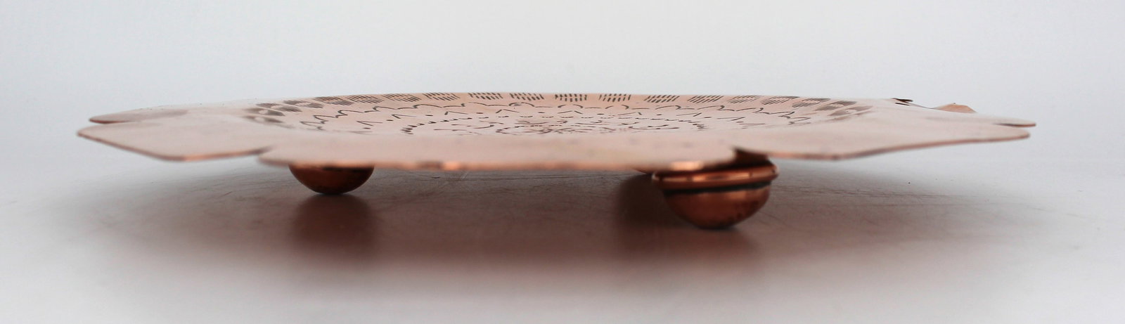 Antique Copper Plate Stamped Mullum - 2