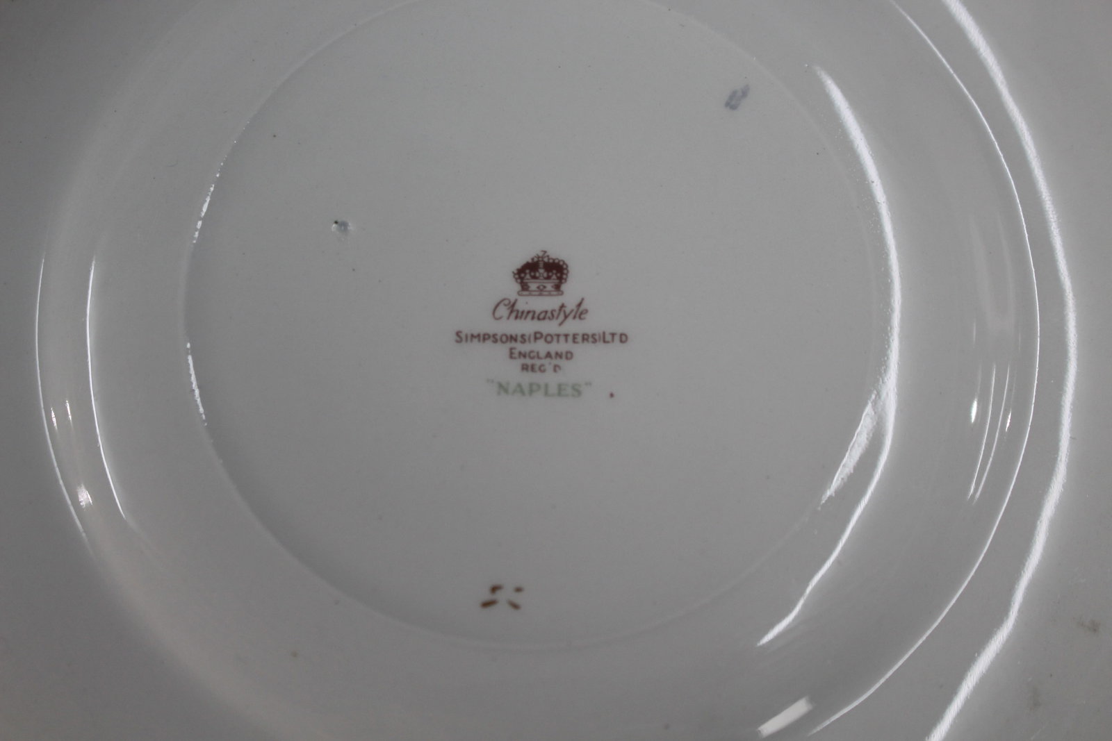 Chinastyle Simpson Potteries Naples Part Dinner Service - 14