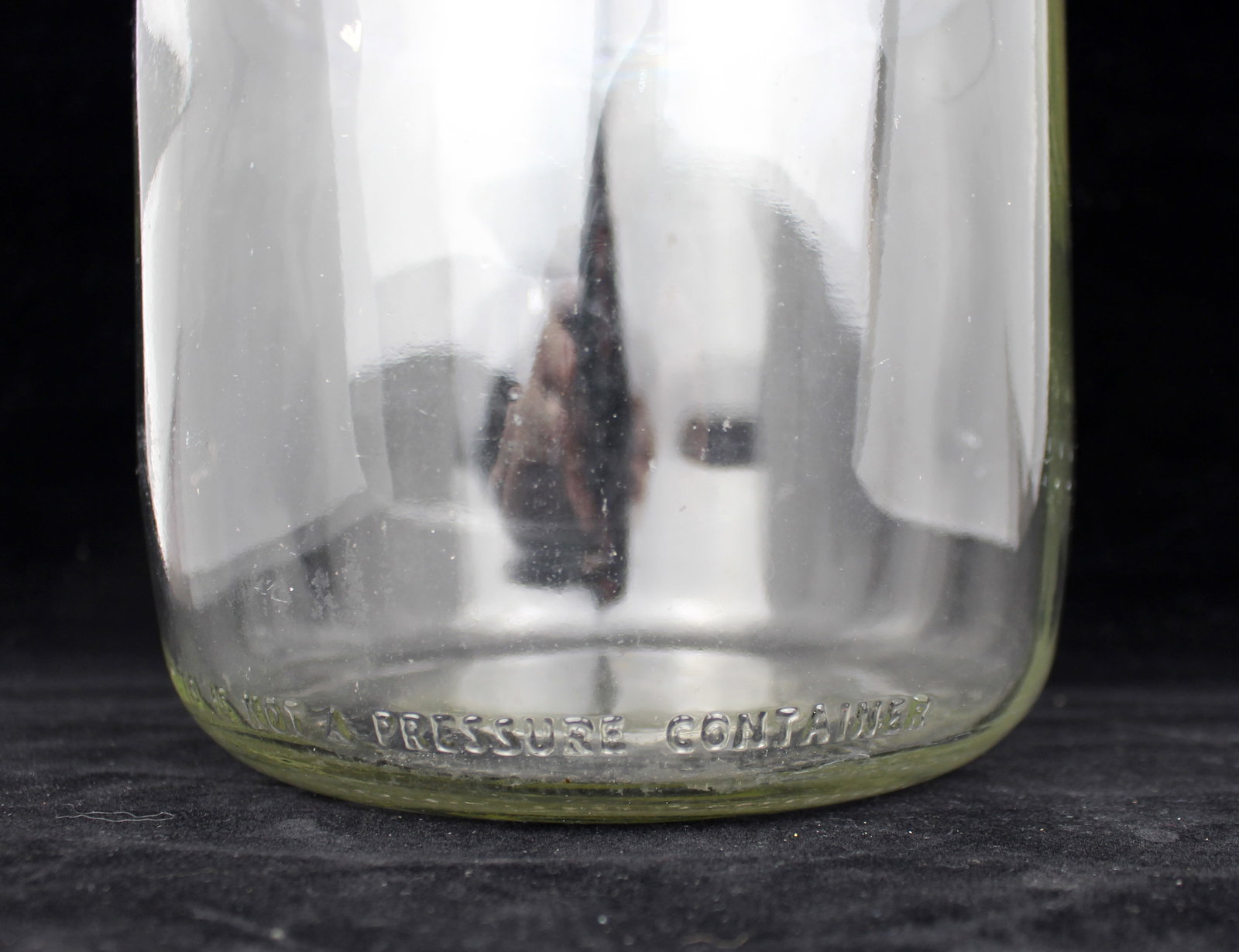 Large Vintage Glass Laboratory Winchester Bottle with Stopper - 2
