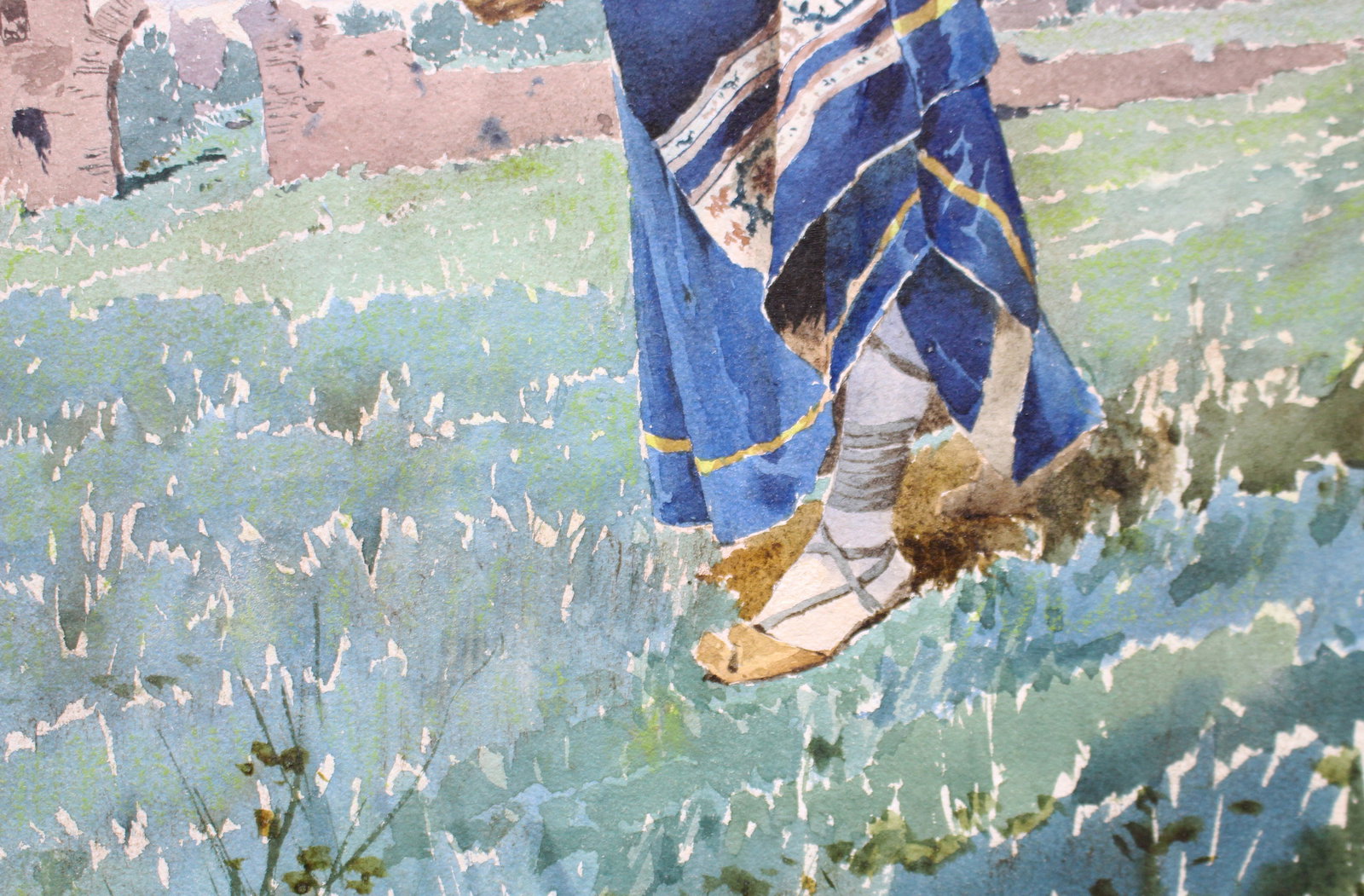 Pair of Antique Italian Watercolours by Filippo Indoni (1842–1908) - 7
