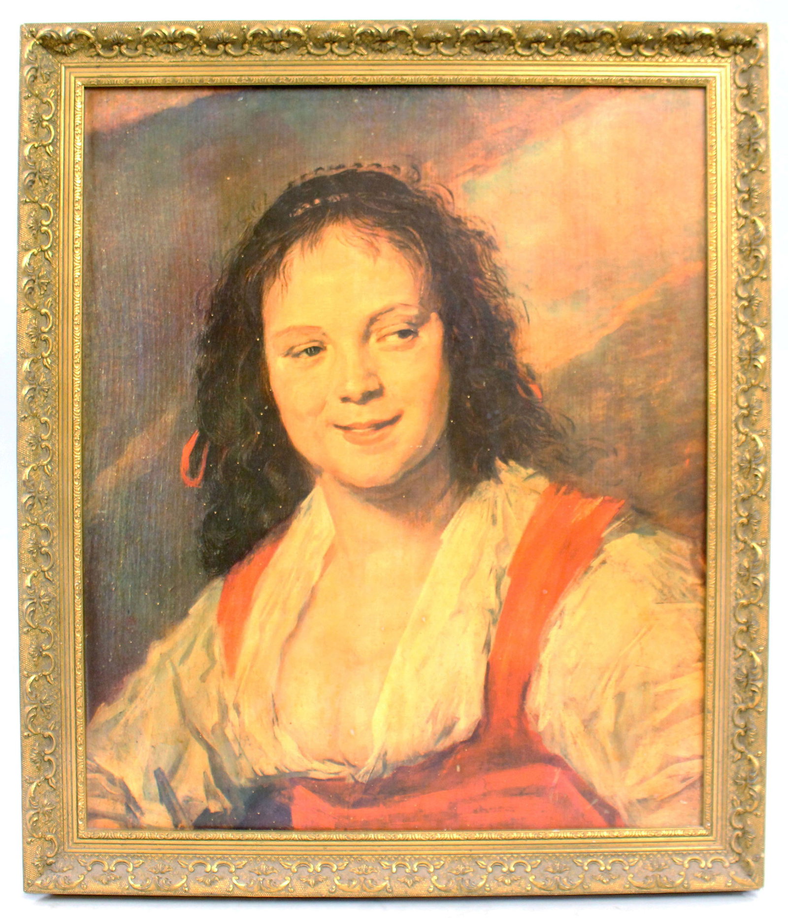 The Bohemian"" by Frans Hals. Print on Board - 2