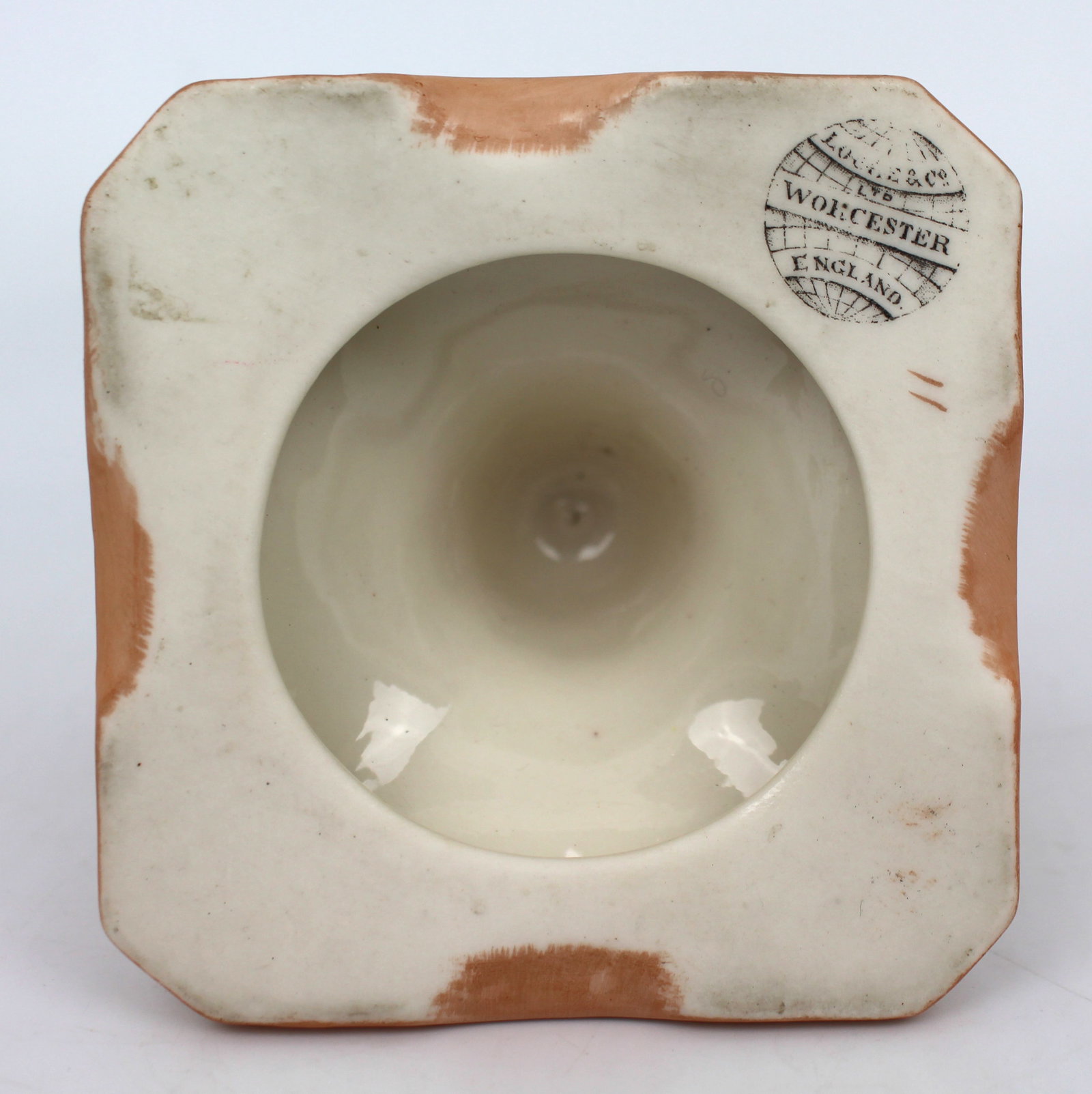 Locke & Co. Worcester Blush Candlestick c.1910 - 3