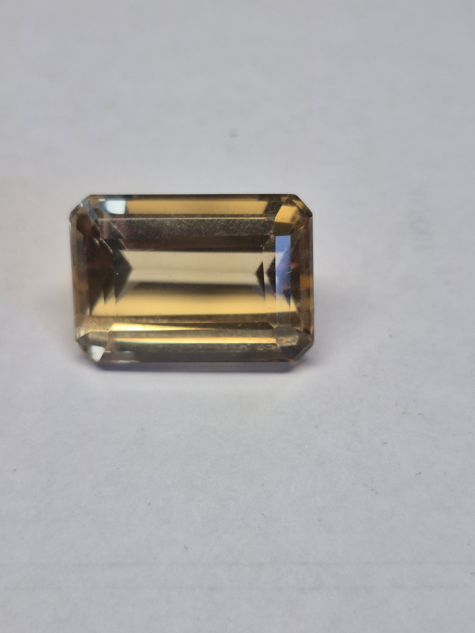 Natural Citrine Emerald Cut Gemstone 31.00 Ct 22x15 mm Loose Stone - 2