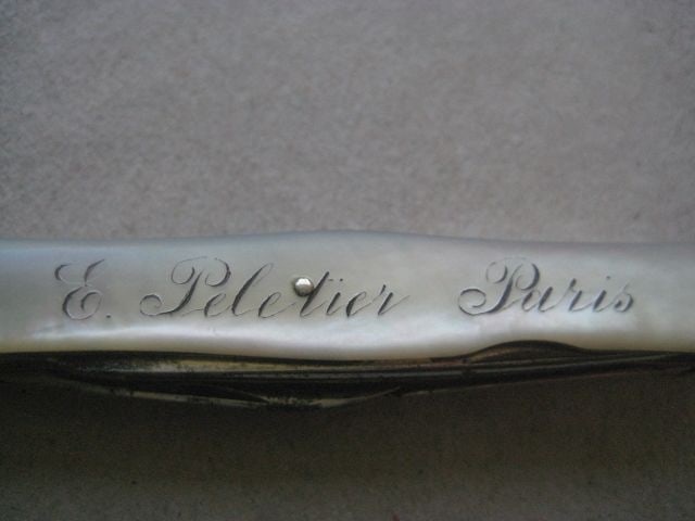 Antique French Mother of Pearl Hafted Multi-Bladed Penknife, c1900 - 4