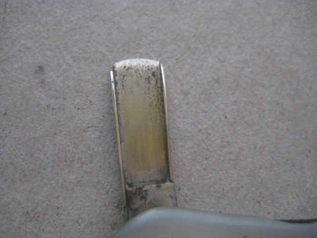 Antique French Mother of Pearl Hafted Multi-Bladed Penknife, c1900 - 7