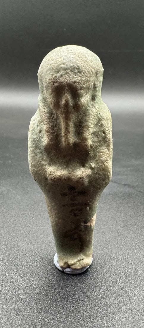 Ancient Egyptian Green Faience Shabti, 664-332 BC (C48) (1 of 5)