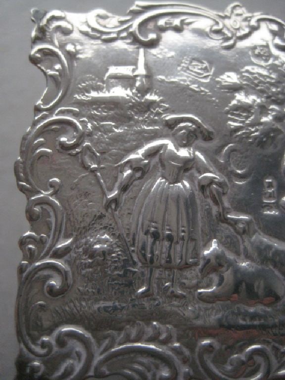 Antique Dutch Silver Miniature Table - 12