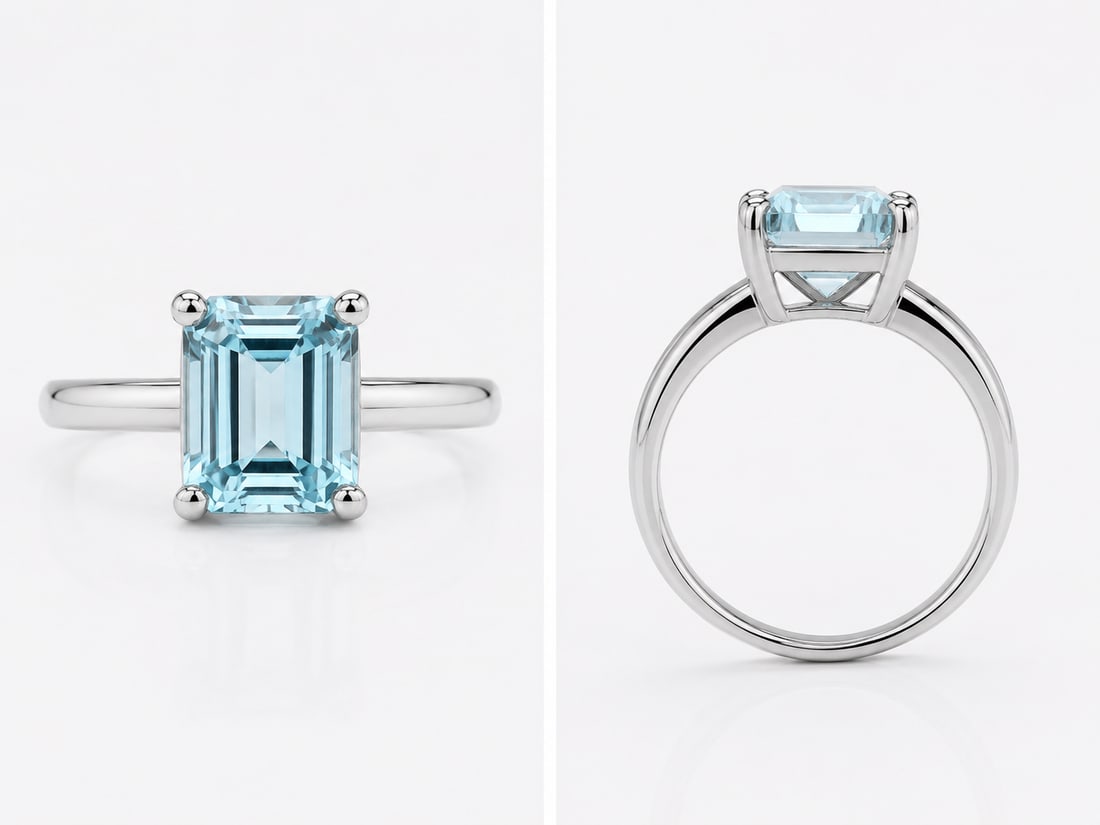 Natural Blue Topaz Ring 3.42 Carat – Sterling Silver 925 – Adjustable Size: Title: Natural Blue Topaz Ring 3.42 Carat – Sterling Silver 925 – Adjustable Size Description: Elegant handmade ring featuring a stunning 3.42-carat natural Blue Topaz in a classic