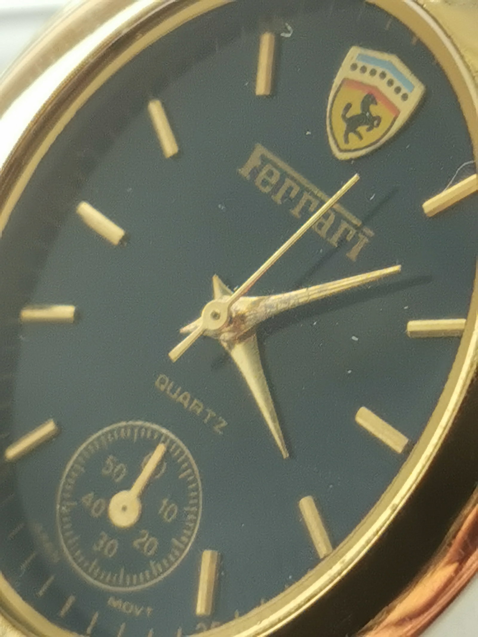 90s Vintage Vision Ferrari-Branded Watch - 3