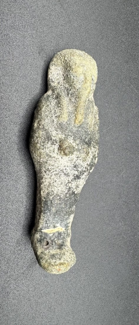 Ancient Egyptian Green Faience Shabti, 664-332 BC (C55) - 2