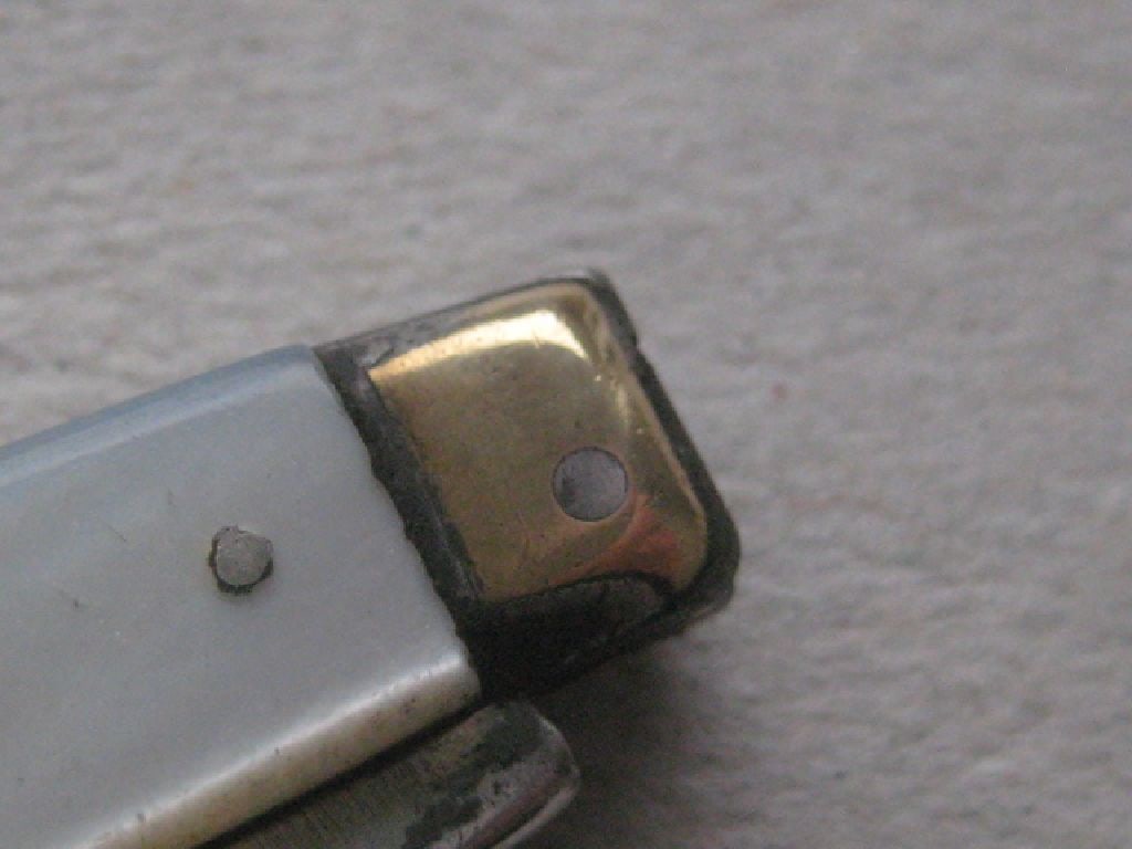 Rare George IV Mother of Pearl Hafted Twin Bladed Silver Folding Fruit Knife, Sheffield 1827 - 12