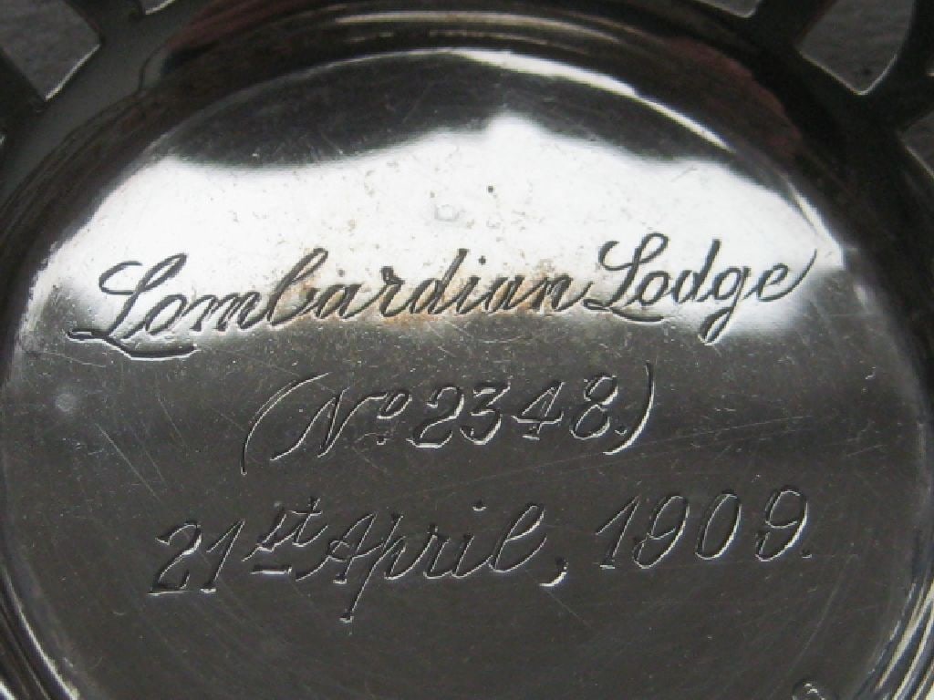Antique Silver Sweetmeat Basket, Birmingham 1908 - 3