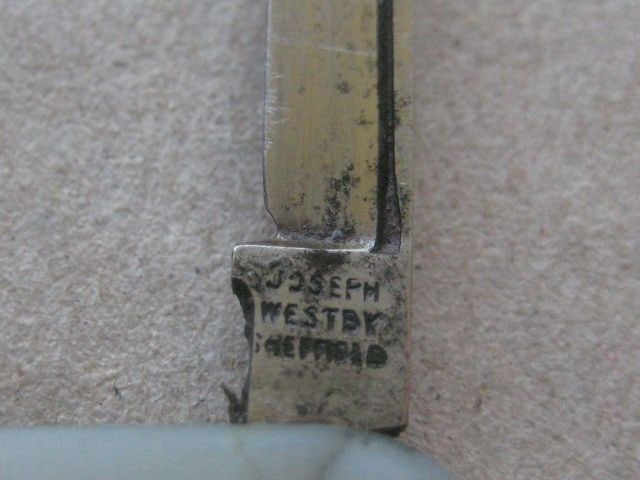 Antique Mother of Pearl Hafted Multi-Bladed Penknife, c1900 - 3