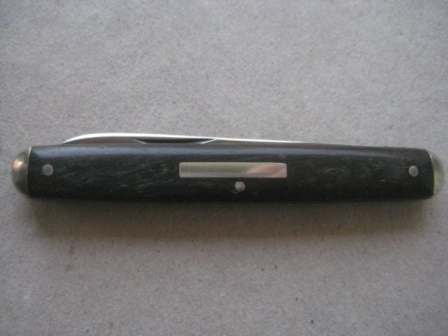 Antique Horn Hafted Twin Bladed Penknife, c1900 - 10