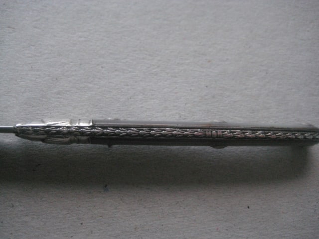George III Mother of Pearl Hafted Silver Bladed Folding Fruit Knife, c1780 - 6