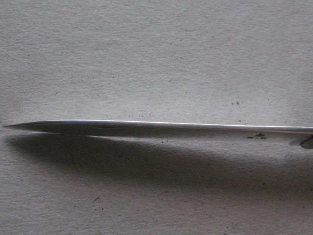 George III Mother of Pearl Hafted Silver Bladed Folding Fruit Knife, c1780 - 8