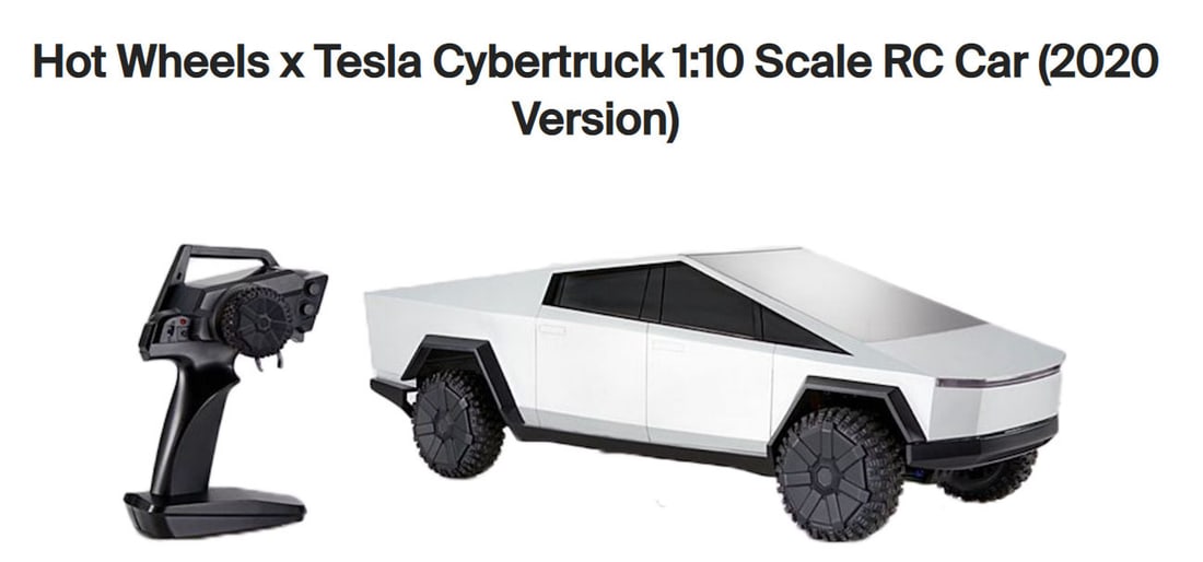 Hot Wheels® R/C Tesla Cybertruck GXG31-9993 (Limited Edition!) Scale 1:10 - Sold Out! (#0567): Title: Hot Wheels® R/C Tesla Cybertruck GXG31-9993 (Limited Edition!) Scale 1:10 - Sold Out! (#0567) Description: Hot Wheels® R/C Tesla Cybertruck GXG31-9993 (Limited Edition!) Scale 1:10 -