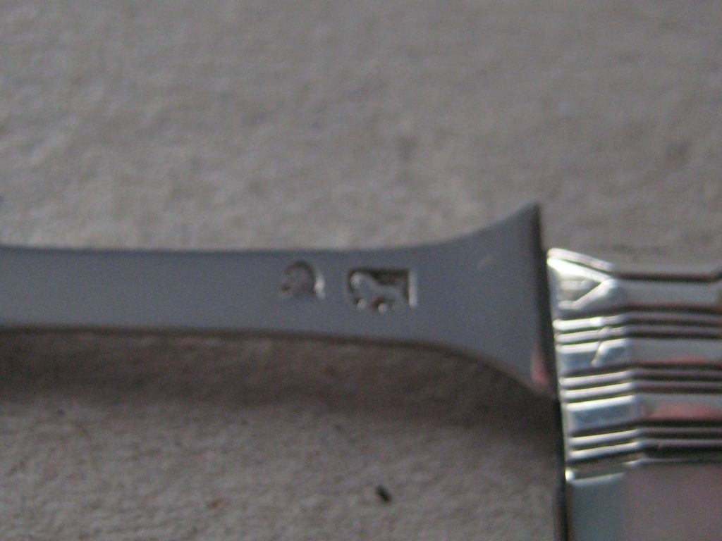 George III Mother of Pearl Matching Silver Bladed Folding Fruit Knife and Folding Fork - 8