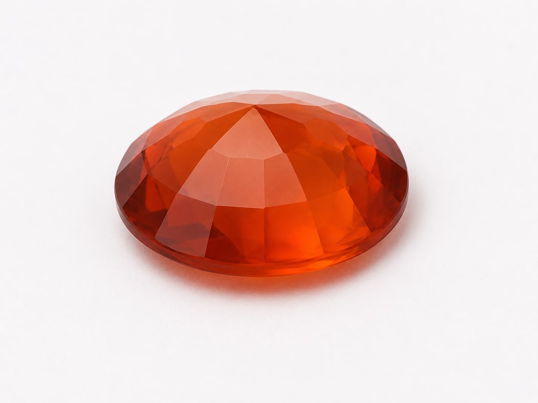 Natural Carnelian 9x7 mm Oval Rose Cut Gemstone – Orange Red Faceted Stone: Title: Natural Carnelian 9x7 mm Oval Rose Cut Gemstone – Orange Red Faceted Stone Description: Natural Carnelian gemstone featuring a rich orange-red color and an elegant oval shape. 