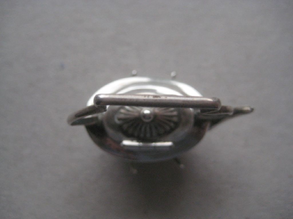 Antique Miniature Silver Fireside Kettle, Birmingham 1905 - 3