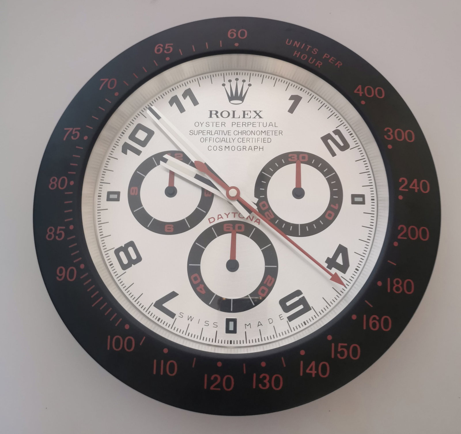 Rolex Cosmograph Daytona Dealer Display Wall Clock (1 of 4)