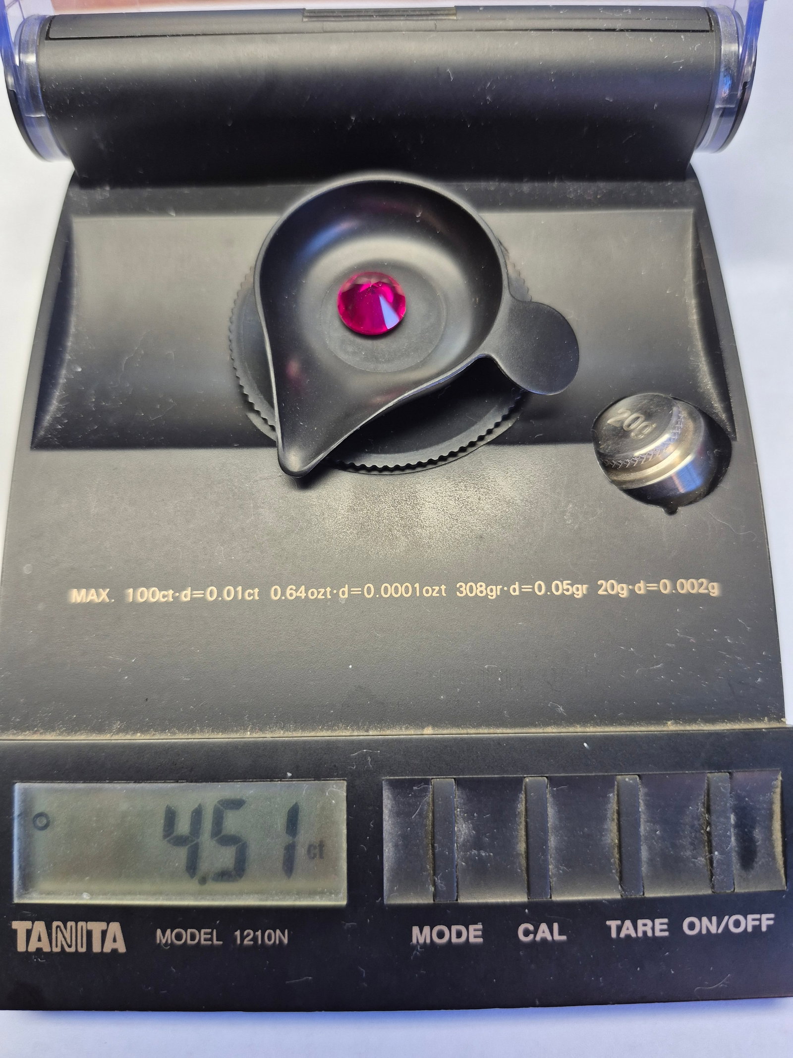 Natural Corundum Ruby 4.51 Ct Round Cut 10 mm Loose Gemstone Deep Red - 3