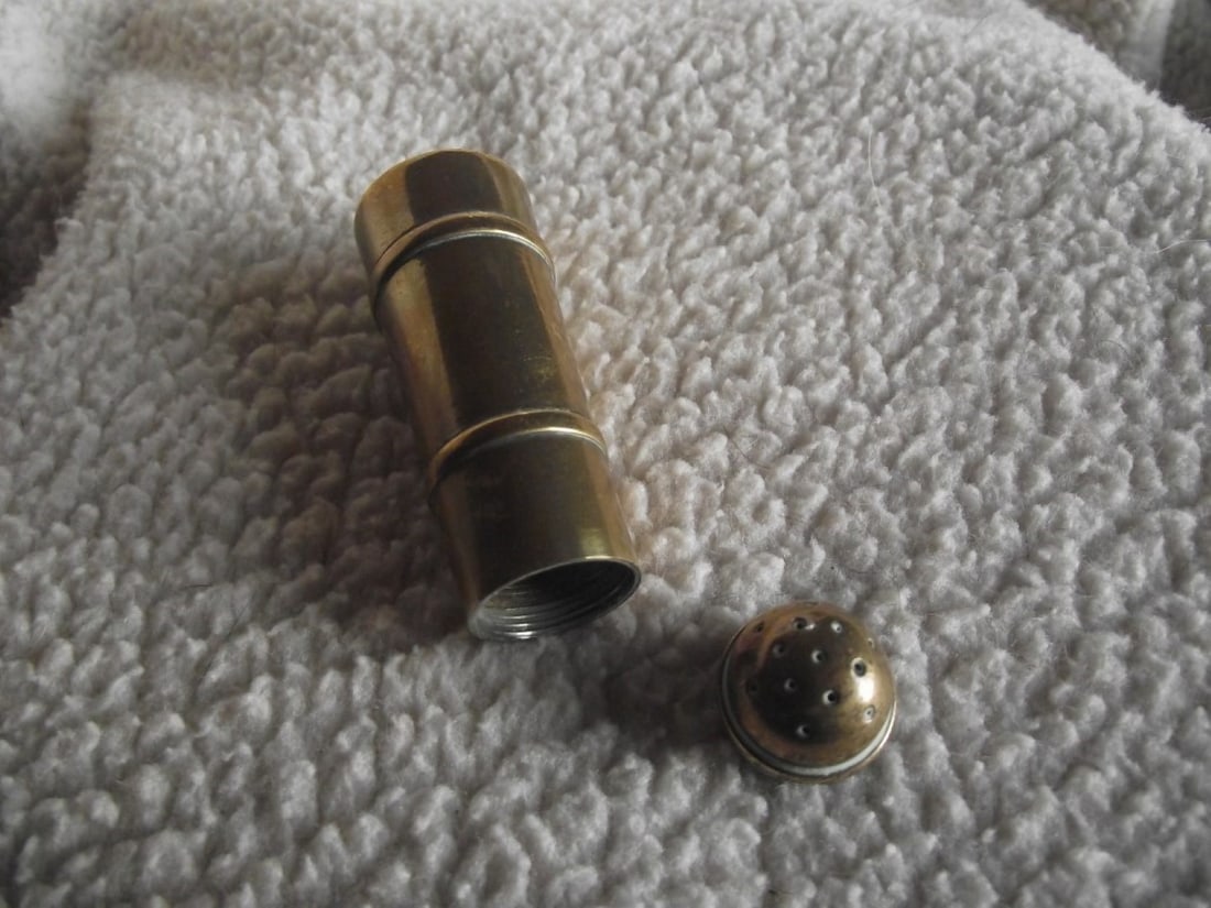 Victorian Brass Inkwell Desk Set - Military Theme - Lozenge Mark 13th January 1883 - 14