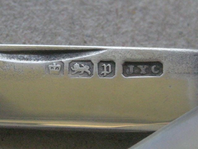 Edwardian Mother of Pearl Hafted Silver Bladed Folding Fruit Knife, Sheffield 1907 - 5