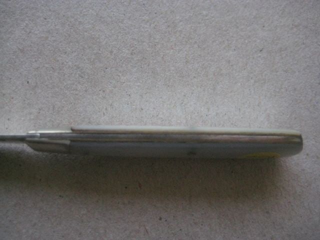 Edwardian Mother of Pearl Hafted Silver Bladed Folding Fruit Knife, Sheffield 1907 - 6