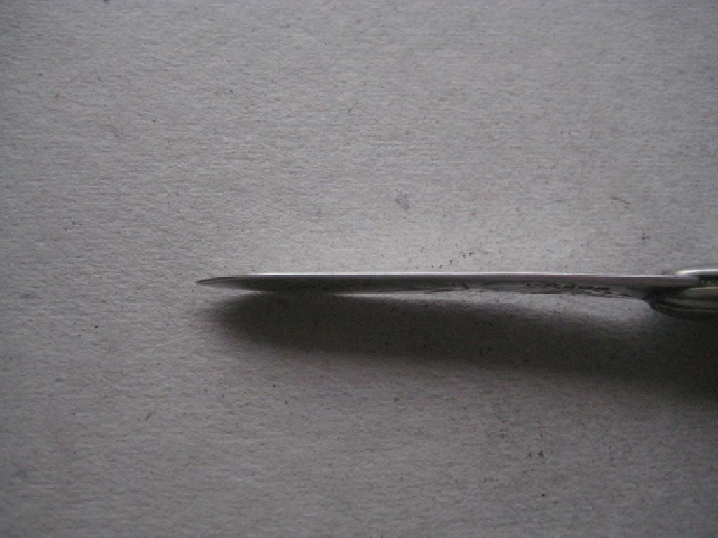 George V Mother of Pearl Hafted Silver Bladed Folding Fruit Knife, Birmingham 1919 - 8
