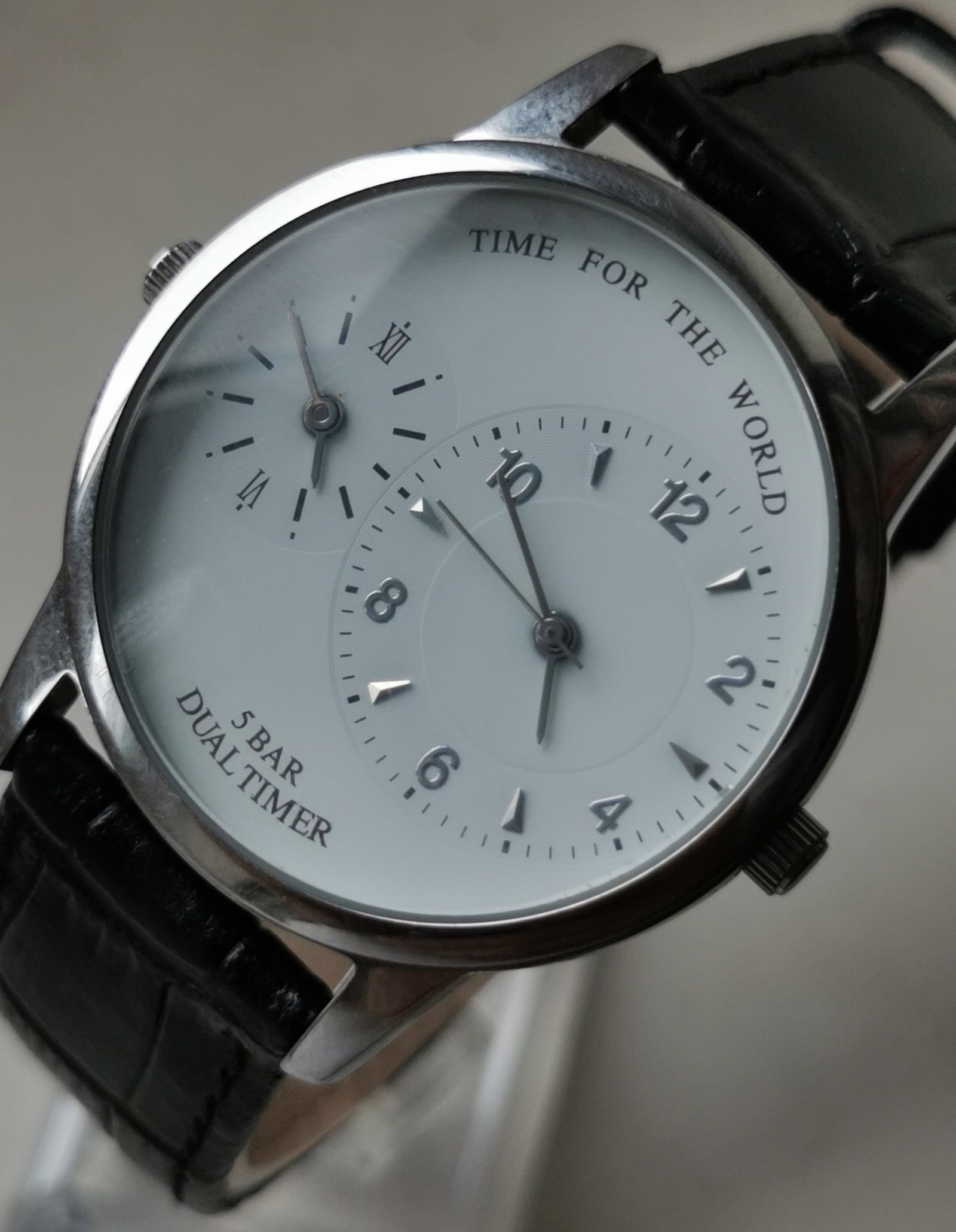 Vintage TCM Tchibo "Time For The World" Dual Timer Watch - 3