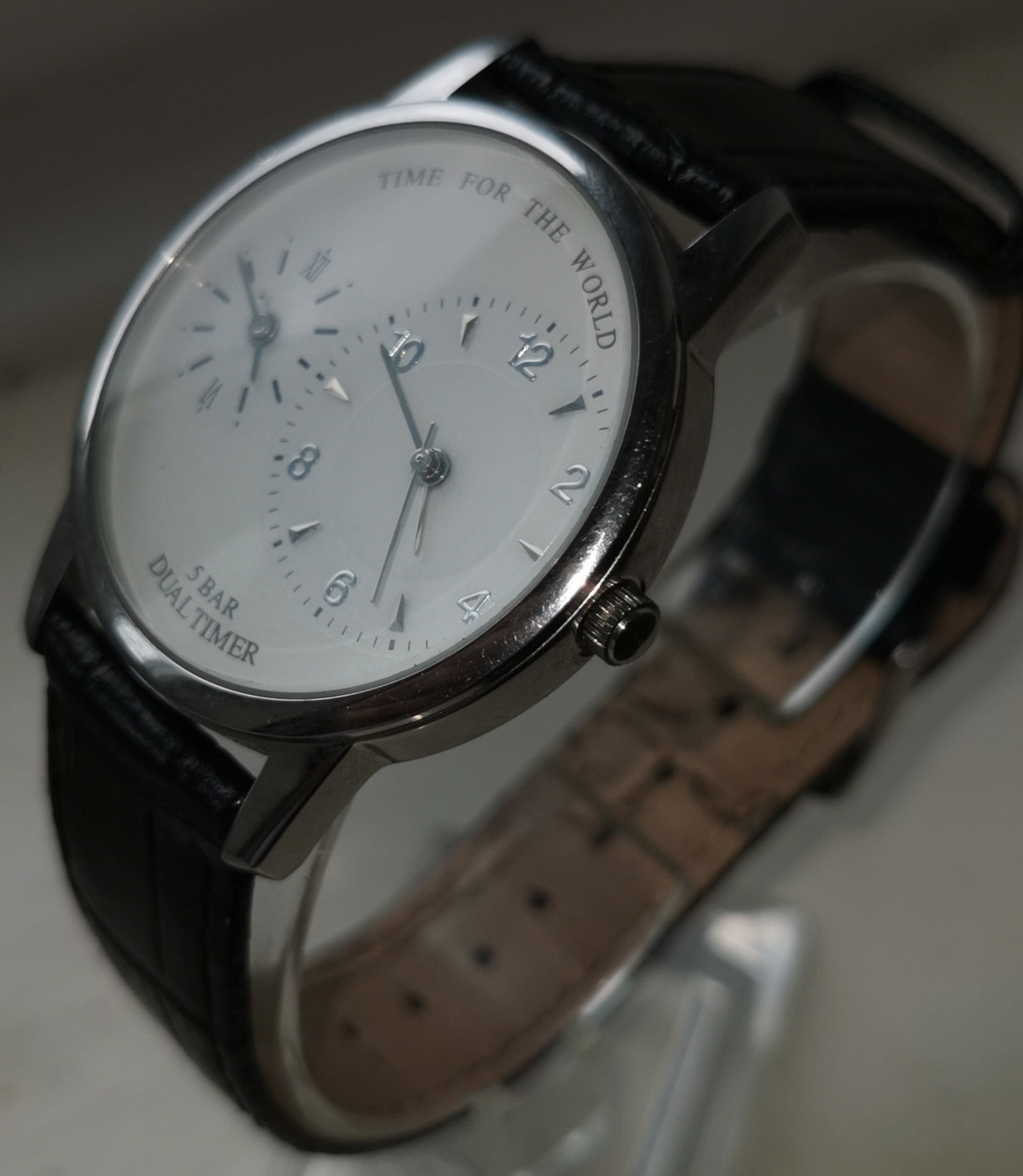 Vintage TCM Tchibo "Time For The World" Dual Timer Watch - 4