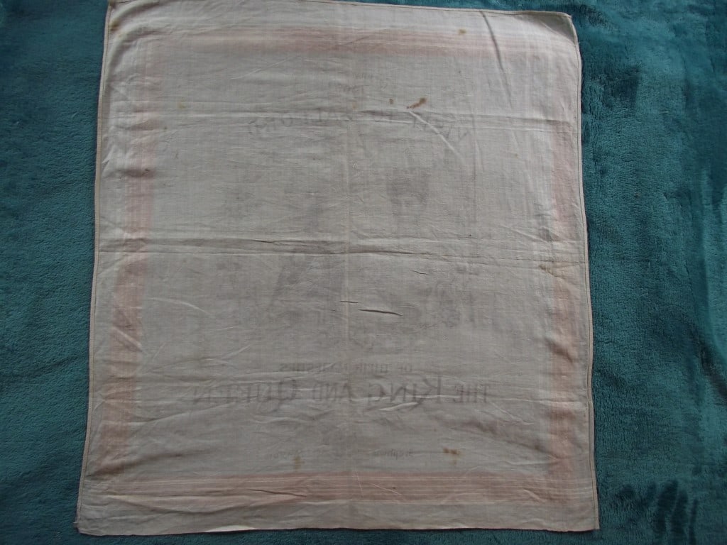 Commemorative Handkerchief - Royal Visit To Salford July 13th 1905 - 2