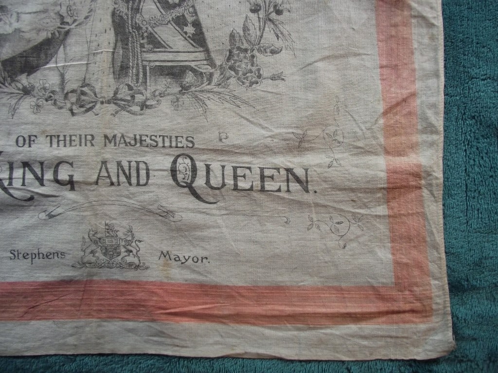 Commemorative Handkerchief - Royal Visit To Salford July 13th 1905 - 6