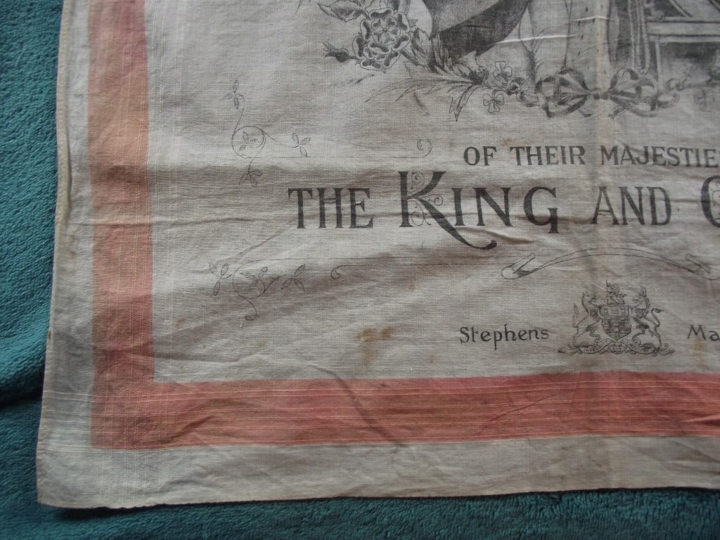 Commemorative Handkerchief - Royal Visit To Salford July 13th 1905 - 7