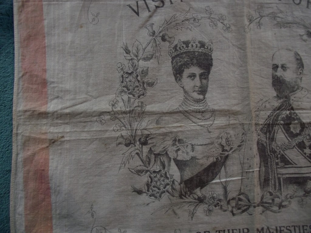 Commemorative Handkerchief - Royal Visit To Salford July 13th 1905 - 8