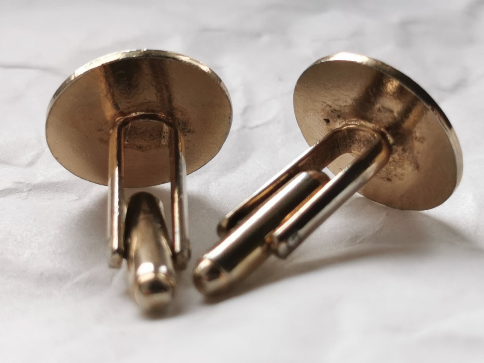 Vintage Enamel Christ Church College Oxford University Cufflinks - 2