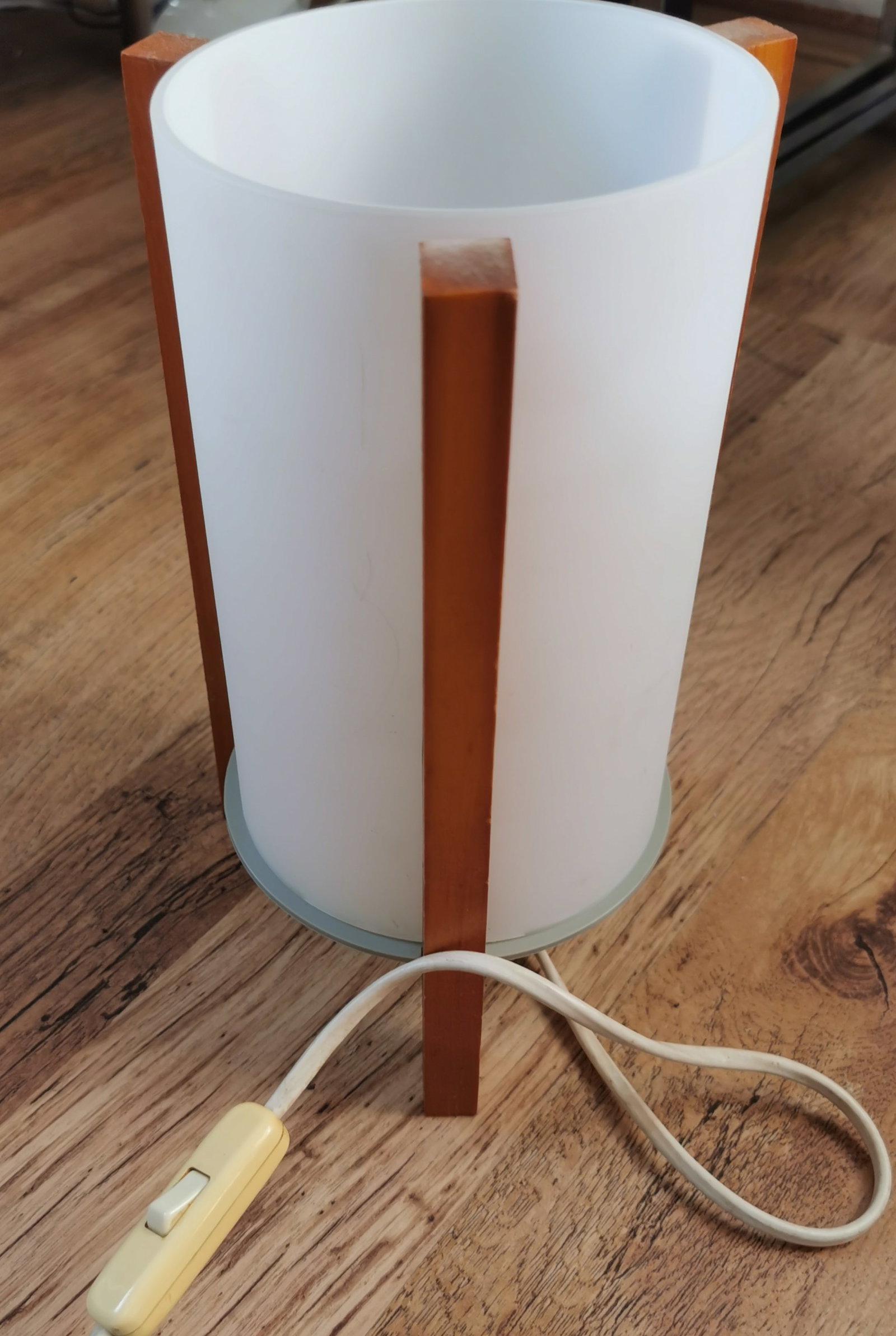 Vintage Ikea Porfylit Tripod Rocket Table Lamp 1990s Retro Scandinavian Space Age Light - 2