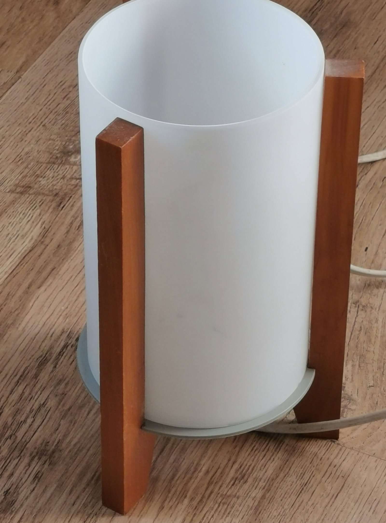 Vintage Ikea Porfylit Tripod Rocket Table Lamp 1990s Retro Scandinavian Space Age Light - 3