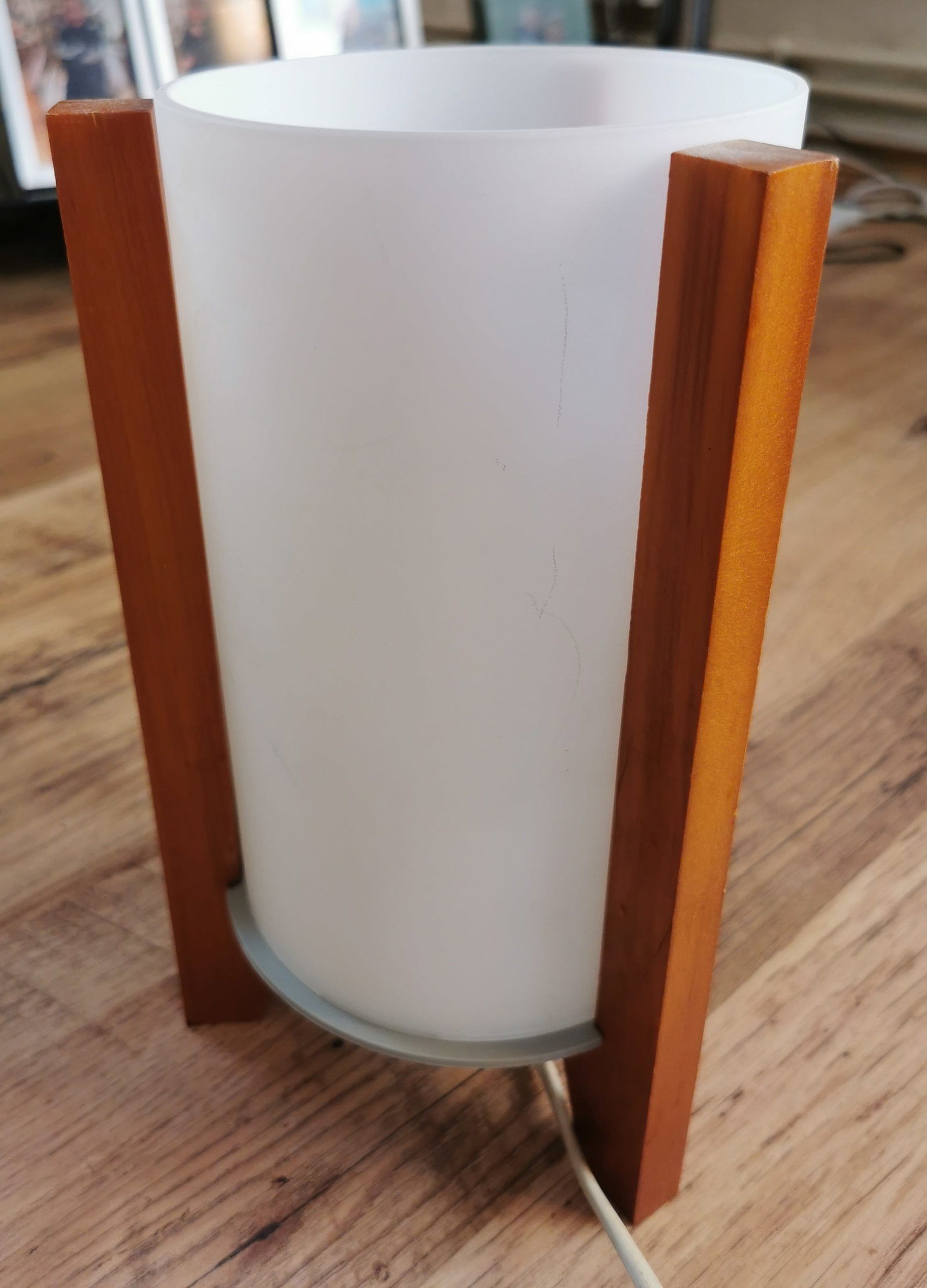Vintage Ikea Porfylit Tripod Rocket Table Lamp 1990s Retro Scandinavian Space Age Light - 6
