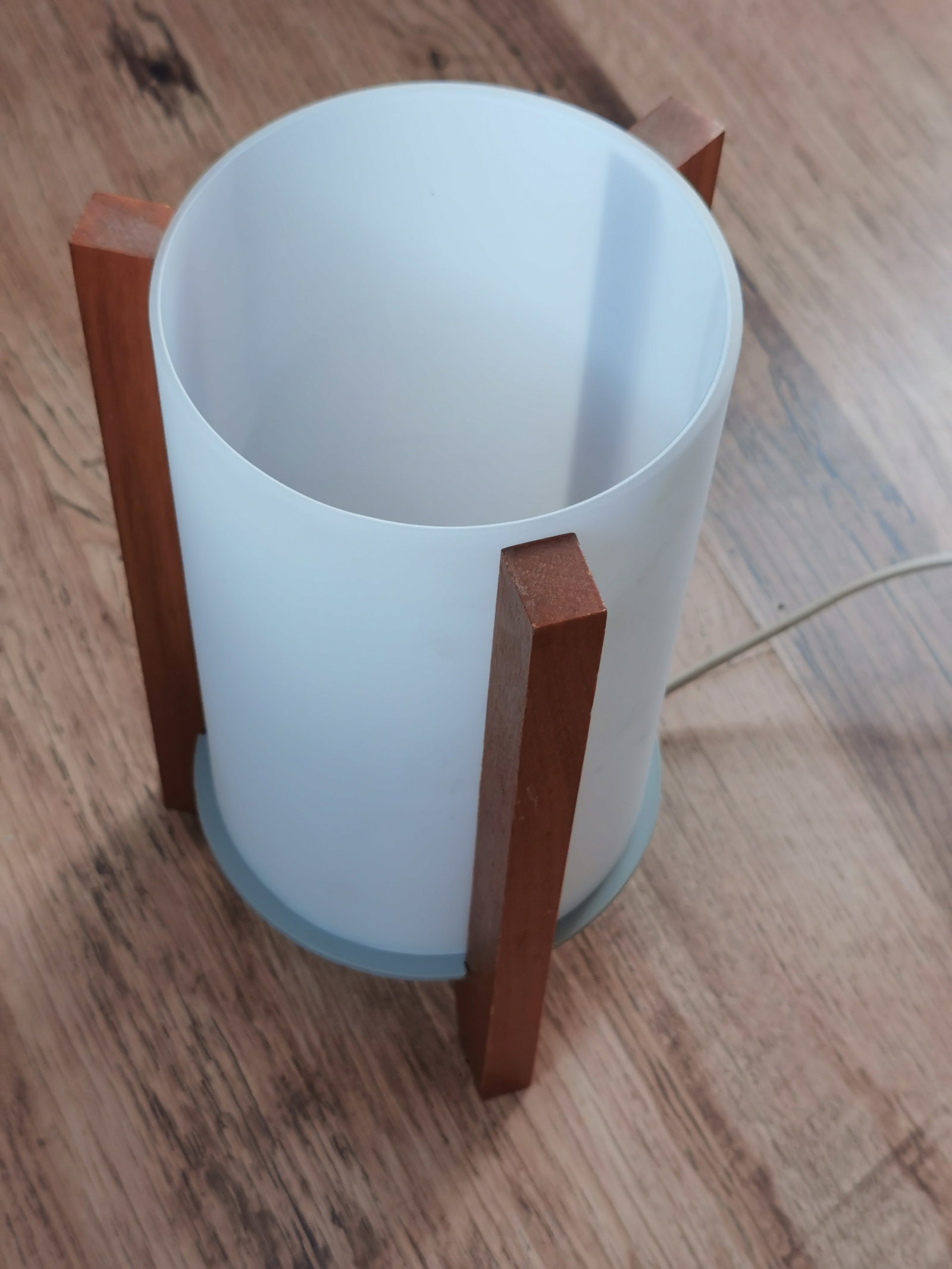 Vintage Ikea Porfylit Tripod Rocket Table Lamp 1990s Retro Scandinavian Space Age Light - 8